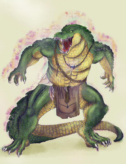 Lizardfolk Barbarian